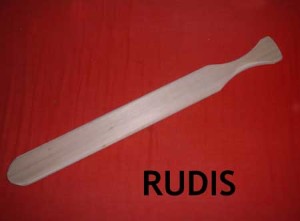 Rudis 300x221 - Gladiator school in Rome