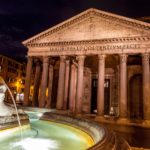 pantheon-at-night