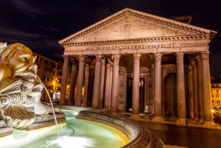 Panorama of Rome by Night