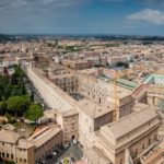 Aerial view of Vatican